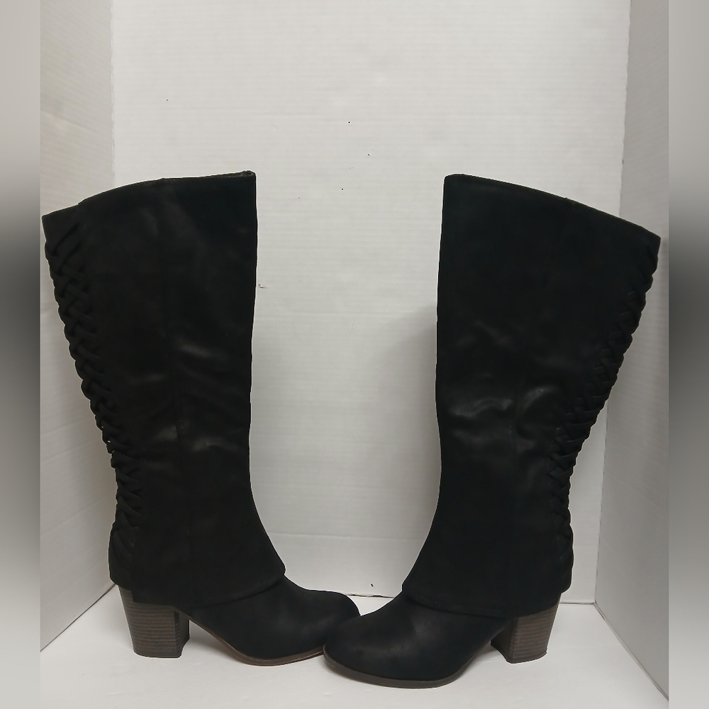 FERGALICIOUS by FERGIE Black Knee High Women's Boots Size U.S.8.5 M